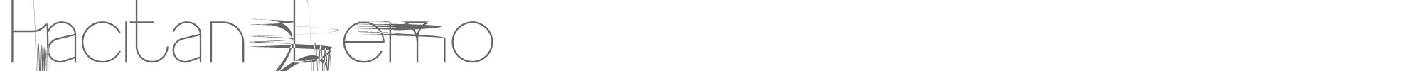 Sample characters Pacitan Font